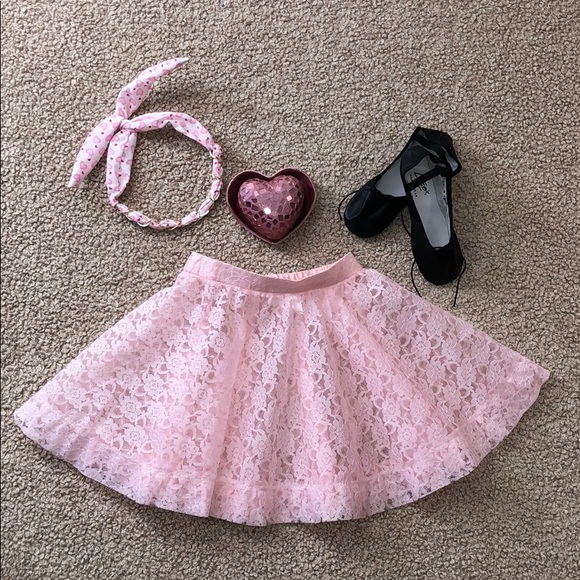 Ballet Inc. Other - HP🏆BALLET INC. Pink Lace & Tulle Dance Skirt Sz M